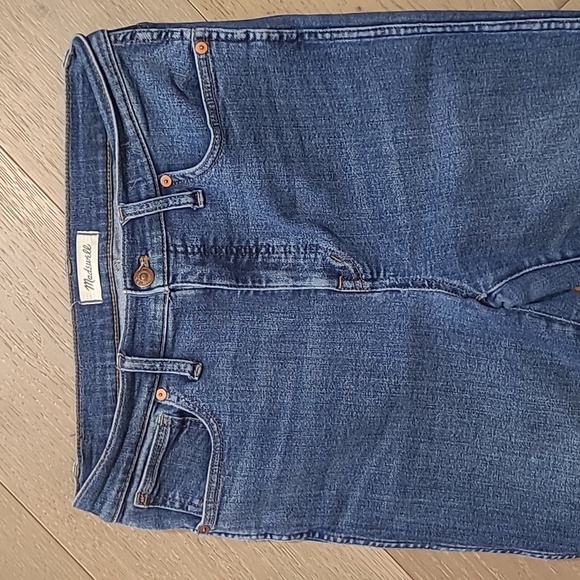 Madewell Jeans Women's sz 29T 10" High Rise Skinny Cropped Denim Jeans - Picture 3 of 16
